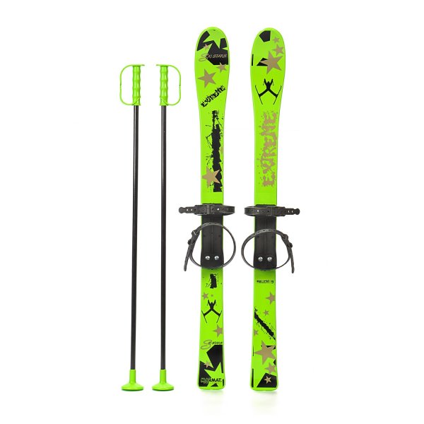 Baby Ski 90 cm - detsk plastov lye - zelen