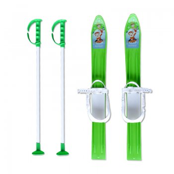 Baby Ski 60 cm - detsk plastov lye - zelen