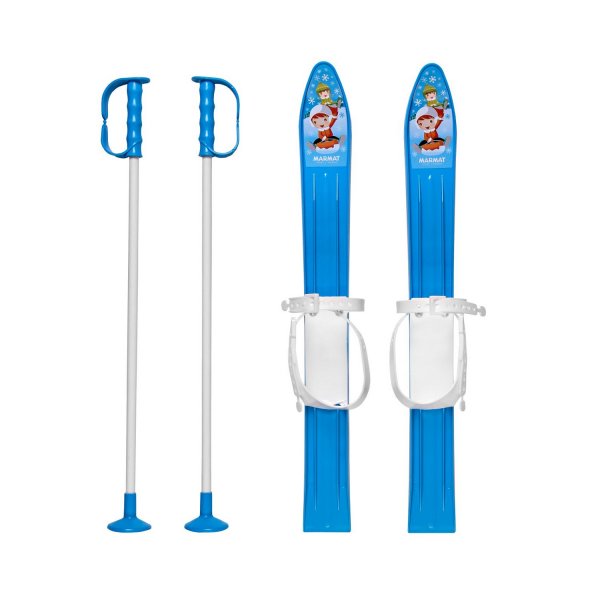 Baby Ski 60 cm - detské plastové lyže - modré
