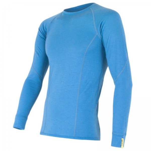 Triko dl. ruk. SENSOR Merino Wool Active pnske modr - ve. XXL