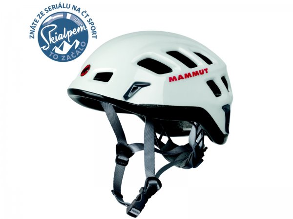 Horolezeck prilba MAMMUT Rock Rider white-smoke, ve. 56-61 cm