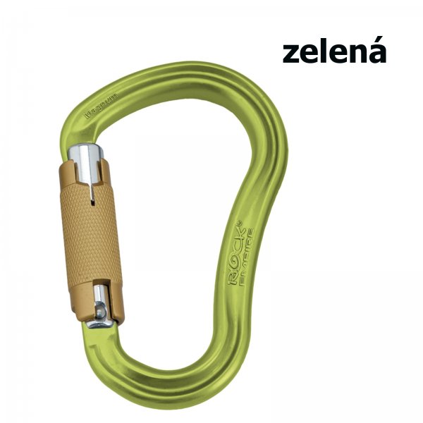 Horolezeck karabna ROCK EMPIRE HMS Magnum 2T - zelen