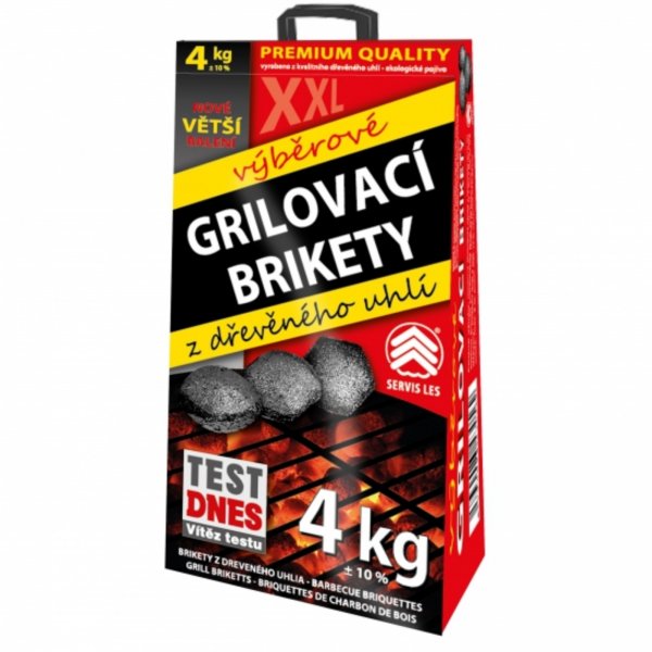 Grilovacie brikety V-GARDEN vberov 4 kg