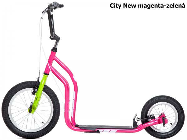 Kolobeka YEDOO City New 16-12 magenta-zelen