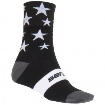 Ponožky SENSOR Stars čierno-biele