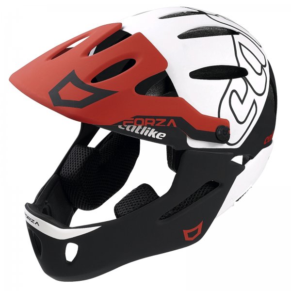 Cyklo prilba CATLIKE Forza 2.0 bielo-erven - ve. MD