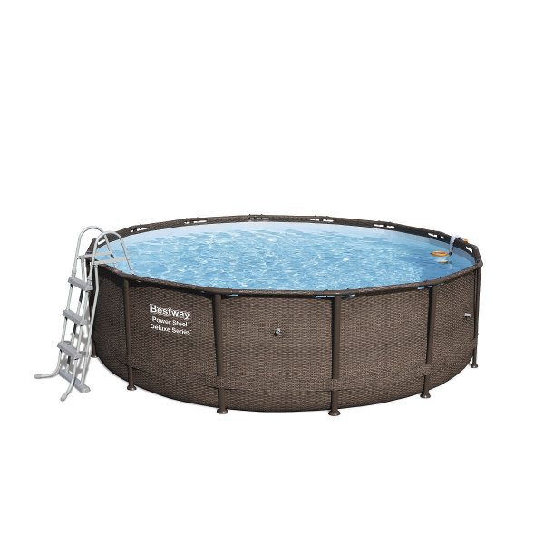 Bazn BESTWAY Power Steel Deluxe 427 x 107 cm set s filtrciou - hned