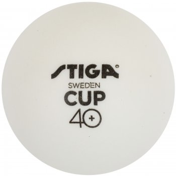 Loptičky na stolný tenis STIGA CUP ABS - biele 6ks