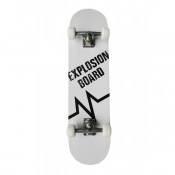 Skateboard MASTER Explosion Board - biely