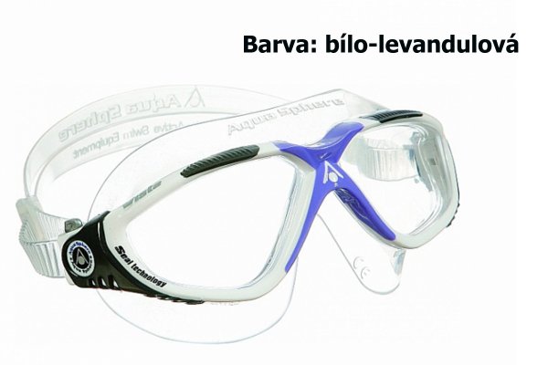 Plaveck okuliare AQUA SPHERE Vista Lady - bielo-levandulov