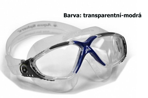 Plaveck okuliare AQUA SPHERE Vista - transparentn - modr