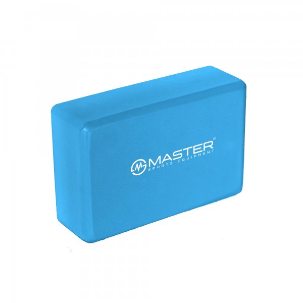 Jga kocka MASTER Yoga Block 23 x 15 x 7,5 cm - modr