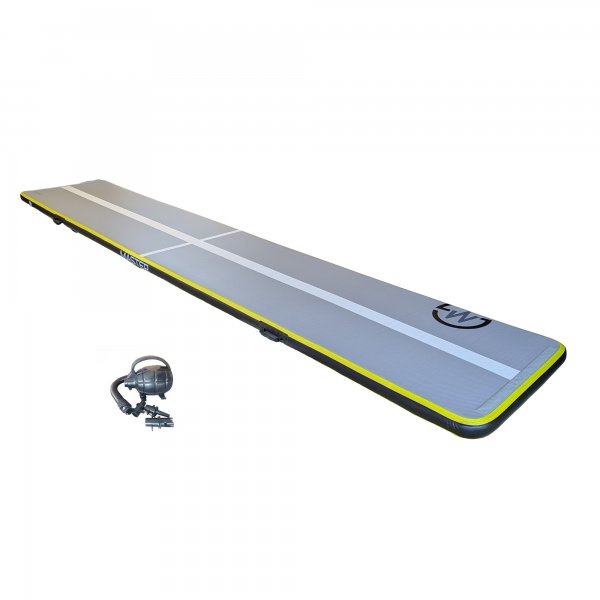 Airtrack MASTER S-Pro nafukovacia inenka 600 x 100 x 10 cm - sivo-ierna