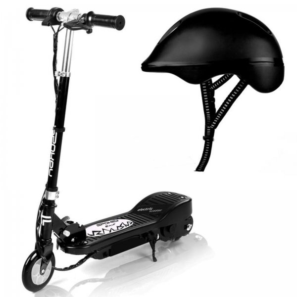 Elektrick kolobeka SPOKEY Enif Black s prilbou