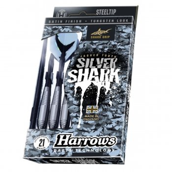 Šípky HARROWS Silver Shark steel 24g