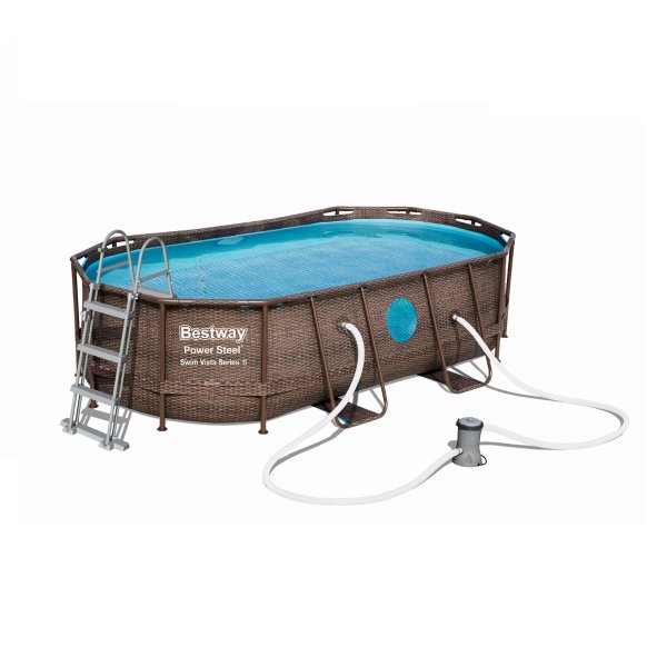 Bazn BESTWAY Power Steel Vista 427 x 250 x 100 cm set s filtrciou