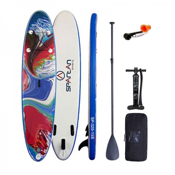 Paddleboard SPARTAN SP-320-15 modr/erven/bl