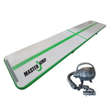Airtrack MASTER nafukovacia inenka 500 x 100 x 10 cm - siv - zelen