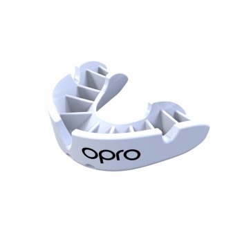 Chránič zubov OPRO Bronze  - biely