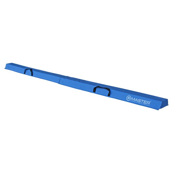 Gymnastick kladina MASTER 240 x 10 cm EVA skladacia - modr