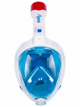 Celotvárová maska AGAMA Marlin modrá - veľ. S-M - 2. akosť