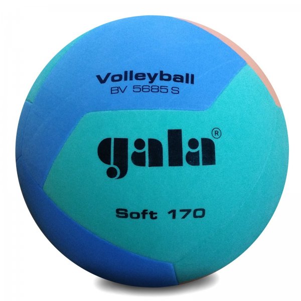 Volejbalov lopta GALA Soft 170 BV5685S zeleno-oranovo-modr