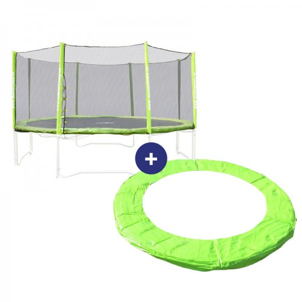 SET - Nhradn ochrann sie + kryt prun pre trampolnu MASTER 244 cm