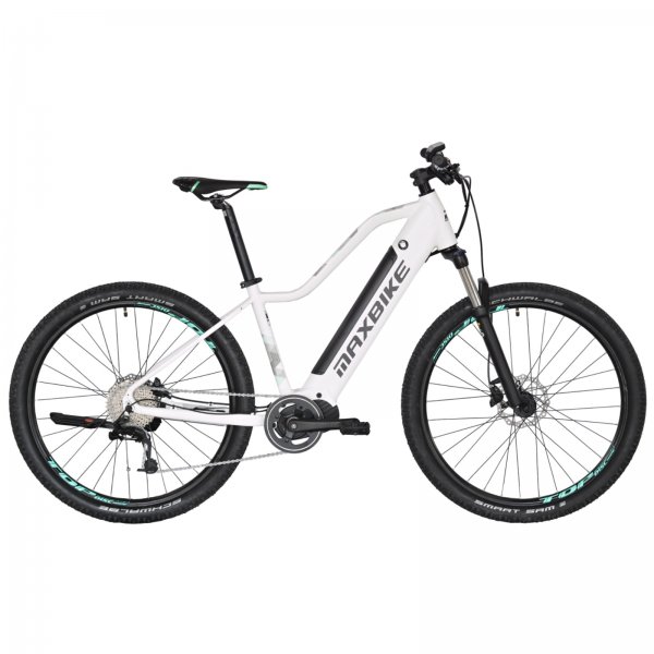 Horsk elektrobicykel MAXBIKE Torvi 27.5 bielo-ierny - ve. rmu 16,5