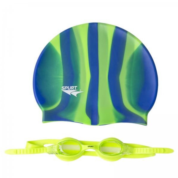 Detsk plaveck okuliare SPURT ZEBRA 1100 s iapkou - zelen