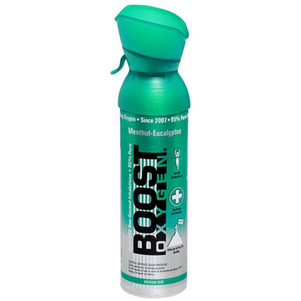 Inhalan kyslk BOOST OXYGEN Medium 5l - Mentol/Eucalyptus