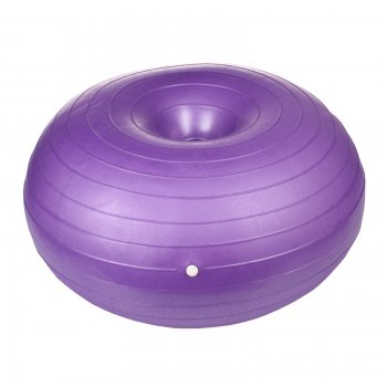 Gymnastick lopta MERCO Donut 50 cm - fialov