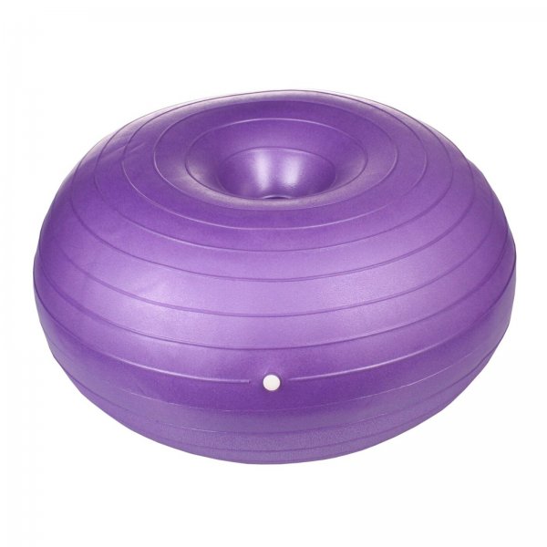 Gymnastick lopta MERCO Donut 50 cm - fialov