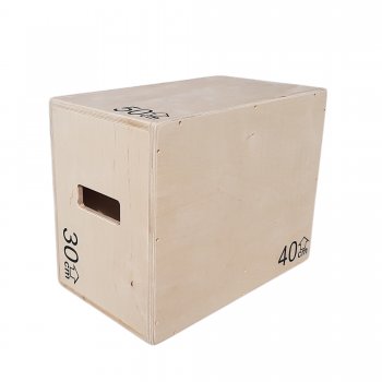 Trningov plyo box MASTER wood 50 x 40 x 30 cm