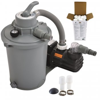 Akn set - pieskov filtrcia Expert - prietok 6.813 l/h + filtran npln AVENLI Fiber Ball 400g