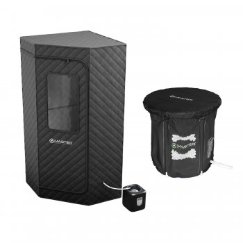 Otuovac set - Osobn parn sauna MASTER SmartSteam + Kpacia kaa MASTER 80 x 75 cm