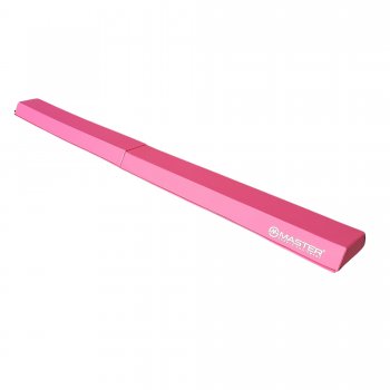 Gymnastick kladina MASTER 240 x 15 cm EVA skladacia - ruov