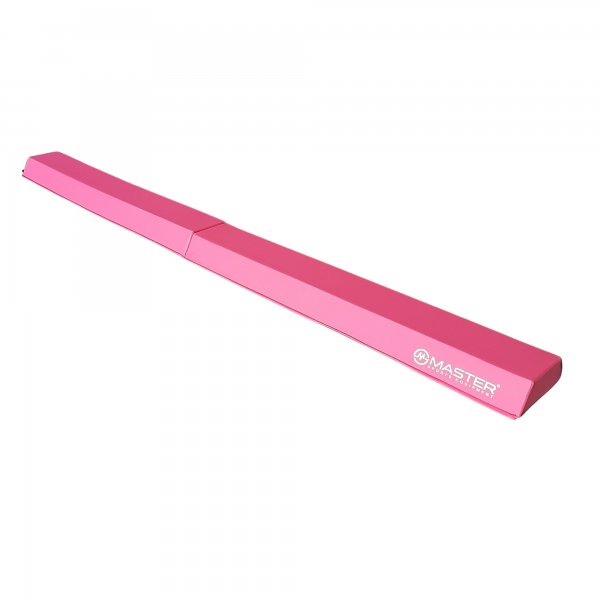 Gymnastick kladina MASTER 240 x 15 cm EVA skladacia - ruov