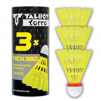 Bedmintonov loptiky TALBOT TORRO Tech 350 Fast 3 ks - lt