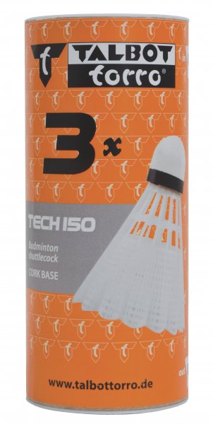 Bedmintonov loptiky TALBOT TORRO Tech 150 3 ks