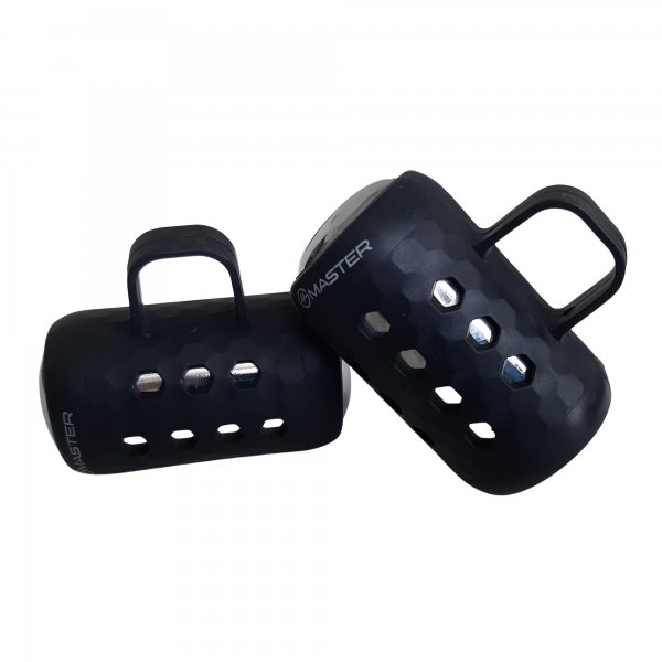 Zvaie do dlane MASTER Egg Weights 2 x 465 g - ierne