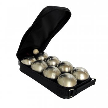 Petanque sada MASTER 8 matne zlatch gul obal nylon