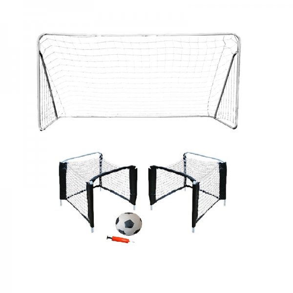 Akn set - Futbalov brnka MASTER 290 x 165 x 90 cm + Brnkov set MASTER 25 x 25 x 38 cm Beach s loptou